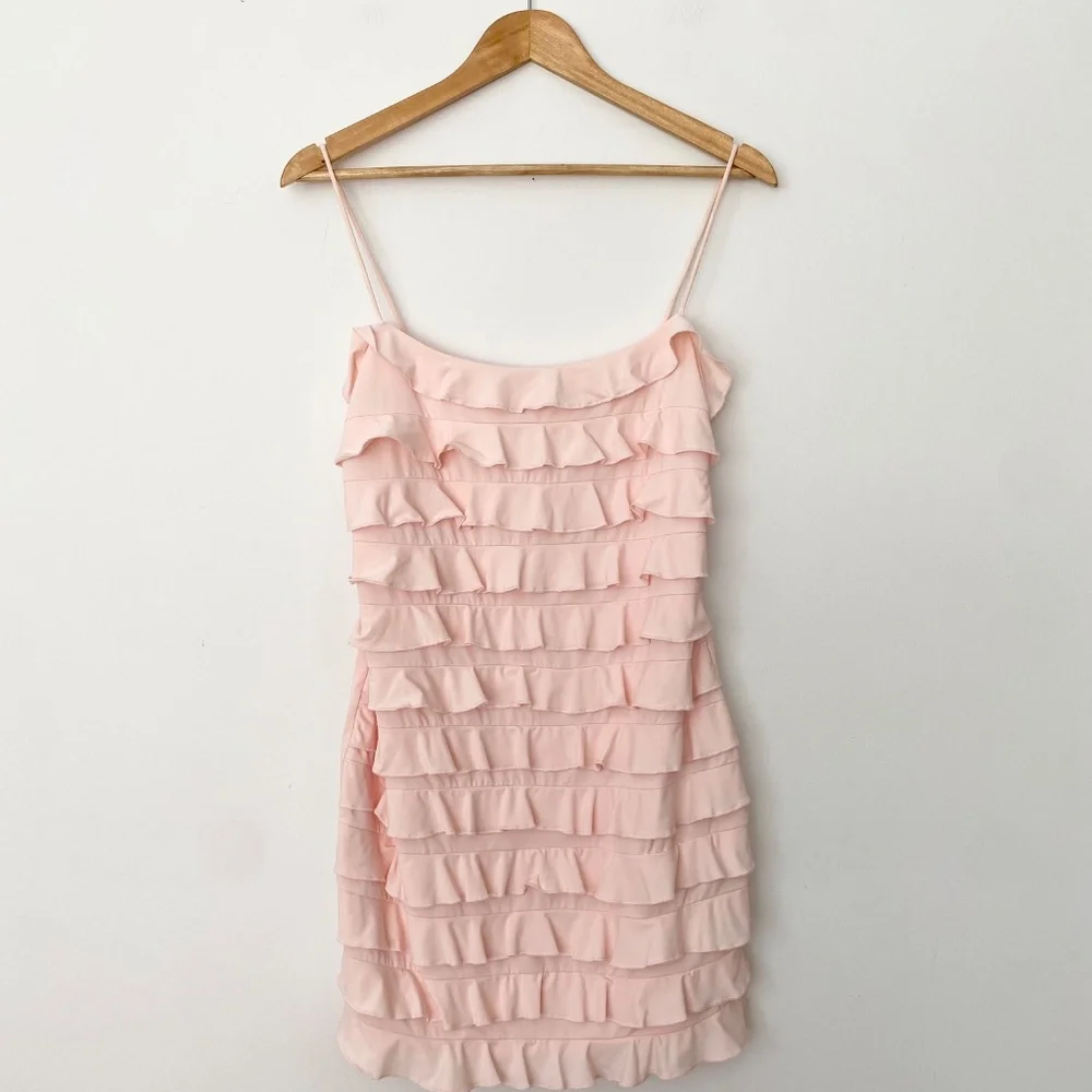 Edikted nadya ruffle mini dress - Picture 4 of 7